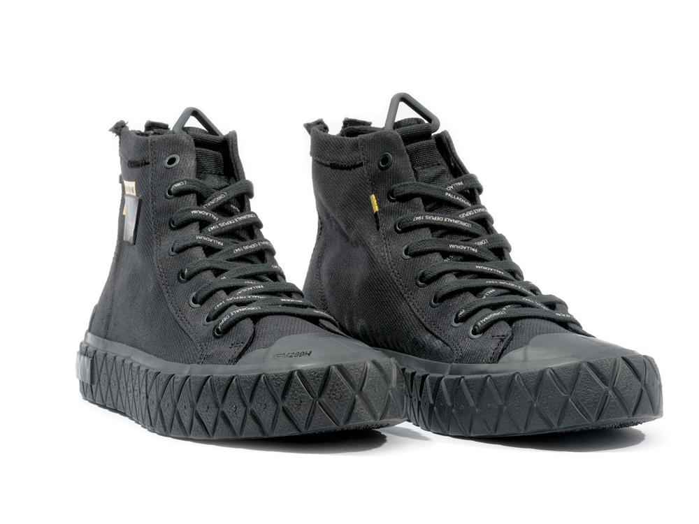 Black Palladium PALLA ACE SURPLUS Men High Tops Shoes  Israel |  51896-WBVT