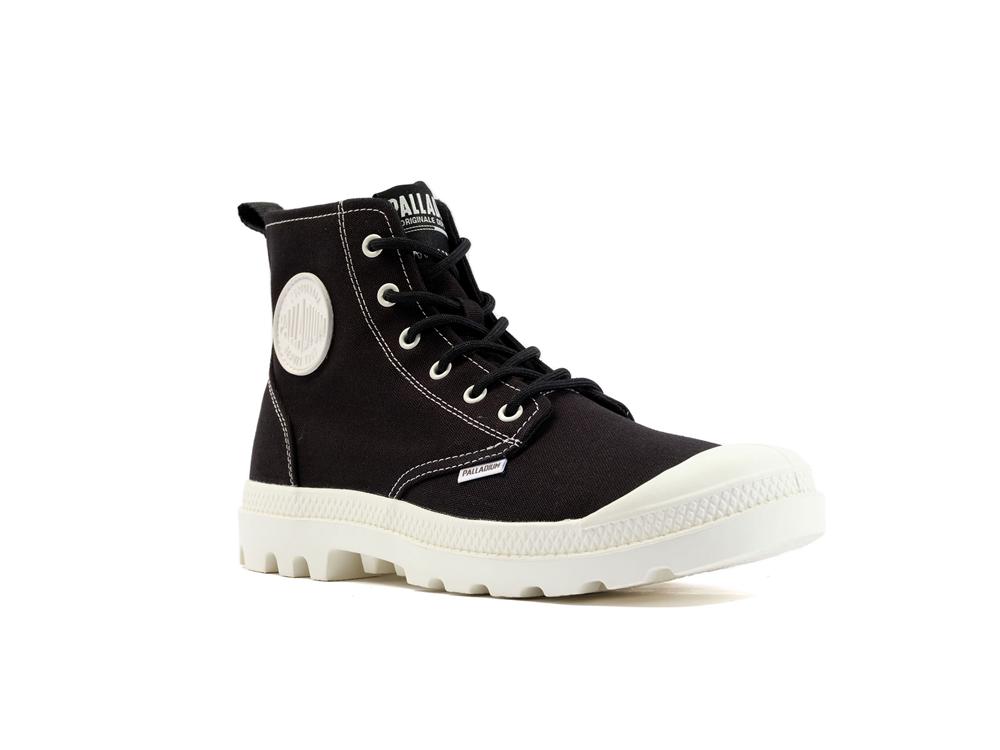 Black Palladium PAMPA BLANC Men High Tops Shoes  Israel |  74120-IGTM