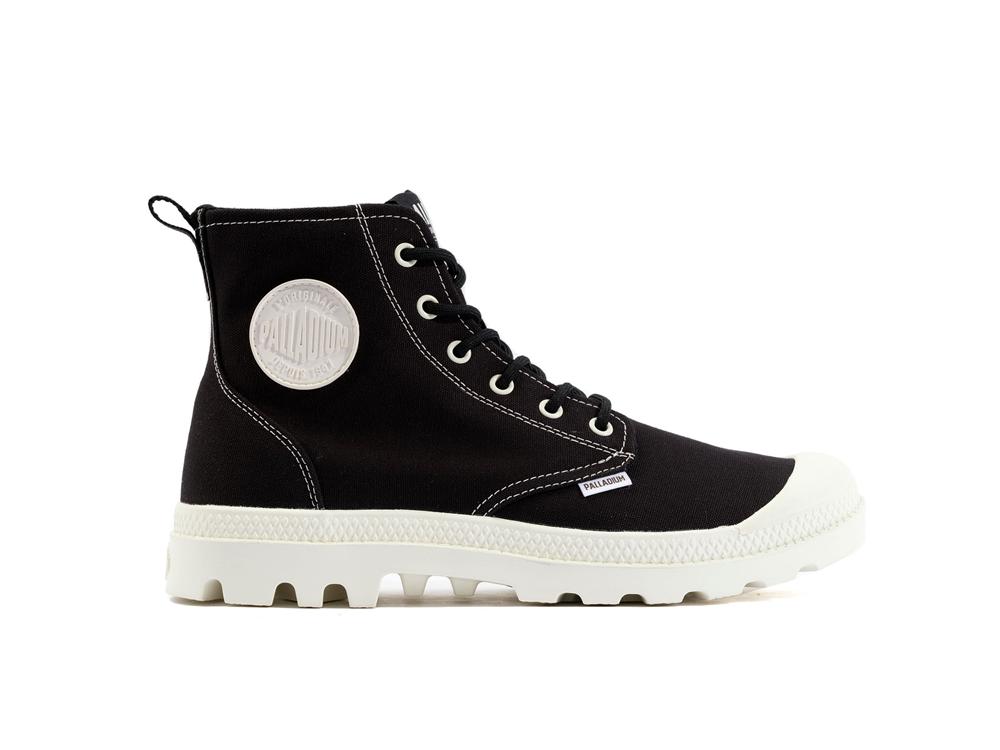 Black Palladium PAMPA BLANC Men High Tops Shoes  Israel |  74120-IGTM