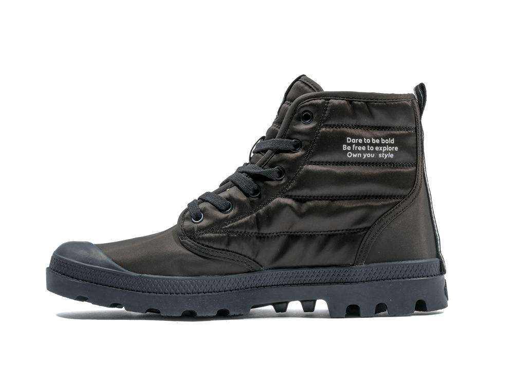 Black Palladium PAMPA HI DARE RHONA Men High Tops Shoes  Israel |  80572-OCGV