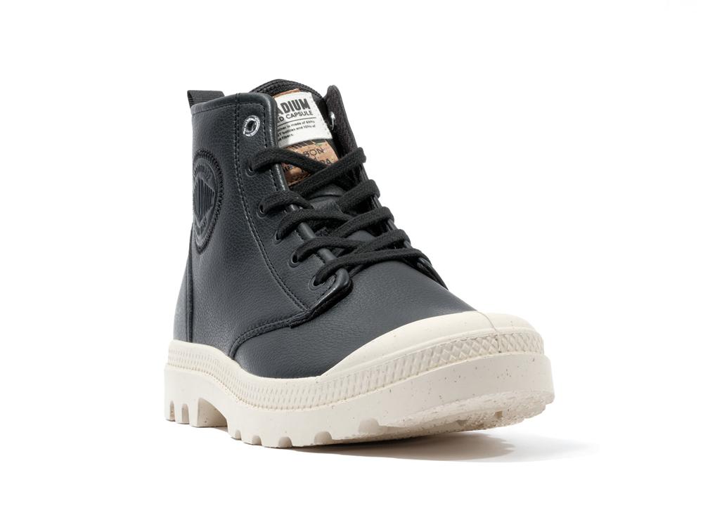 Black Palladium PAMPA HI RE-VEGAN LTH Men High Tops Shoes  Israel |  41530-YQMN