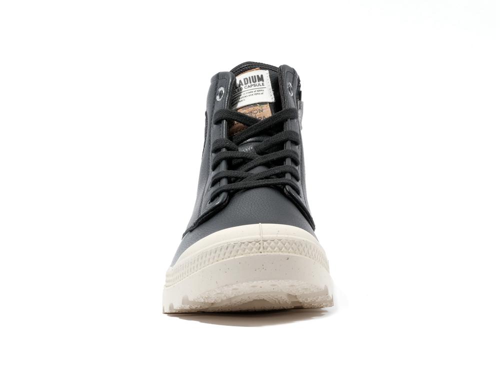 Black Palladium PAMPA HI RE-VEGAN LTH Men High Tops Shoes  Israel |  41530-YQMN