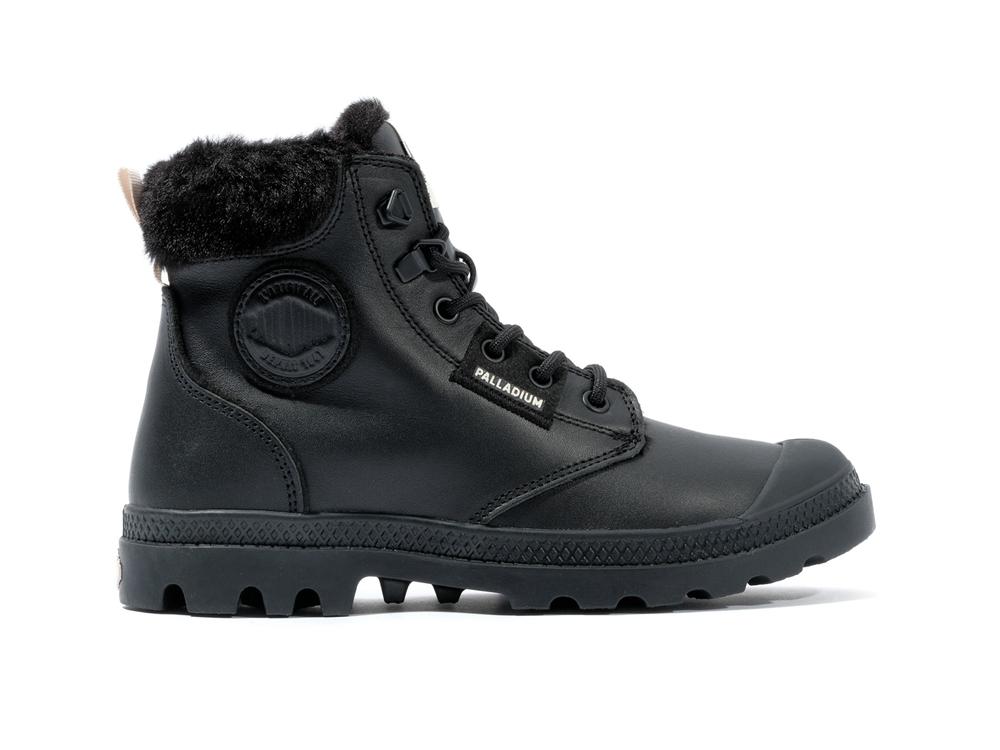 Black Palladium PAMPA HI SNOW WARM Women High Tops Shoes  Israel |  30467-IPYG