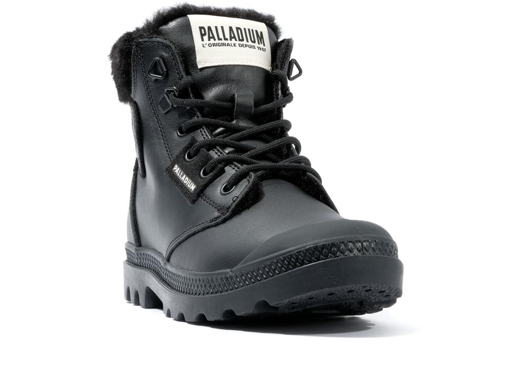 Black Palladium PAMPA HI SNOW WARM Women High Top Boots  Israel |  46213-GSNR