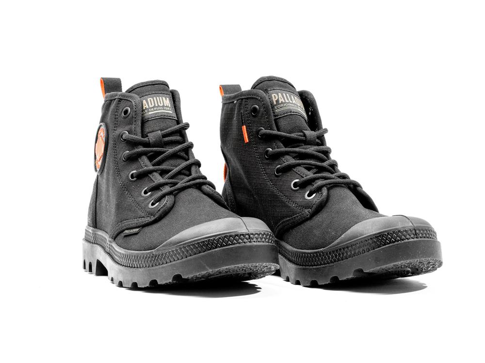 Black Palladium PAMPA HI SUPPLY RS Kids' High Top Boots  Israel |  32568-PLDI