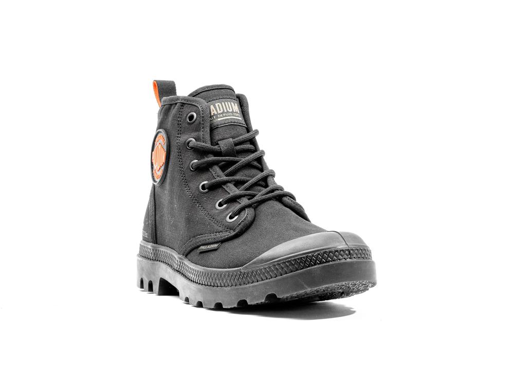 Black Palladium PAMPA HI SUPPLY RS Men High Top Boots  Israel |  74521-TVRA