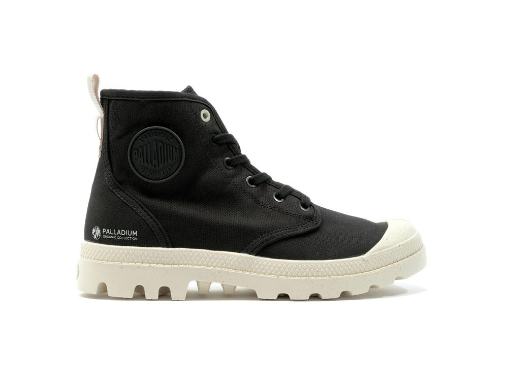 Black Palladium PAMPA HI ZIP ORGANIC Men High Top Boots  Israel |  84276-TMEN