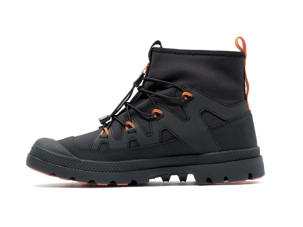 Black Palladium PAMPA LITE+ XPLOR WP+ Kids' High Top Boots  Israel |  40678-MDYF