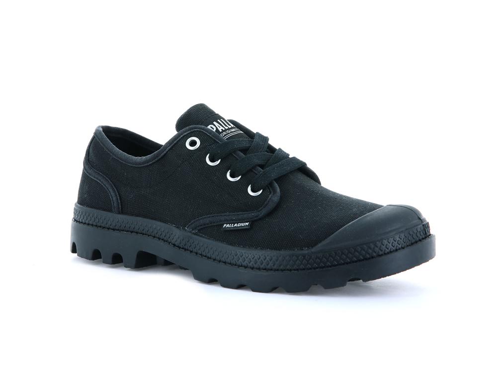 Black Palladium PAMPA OXFORD Men Low Tops Shoes  Israel |  02813-UFAZ