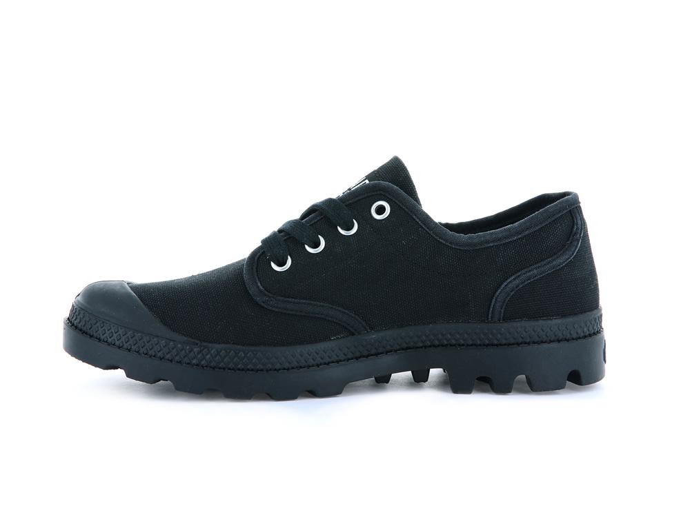 Black Palladium PAMPA OXFORD Men Low Tops Shoes  Israel |  02813-UFAZ