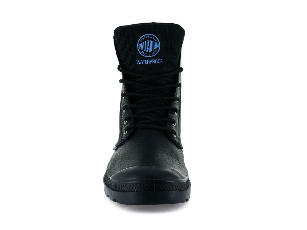 Black Palladium PAMPA SPORT CUFF WPN Kids' High Top Boots  Israel |  08524-GNSU