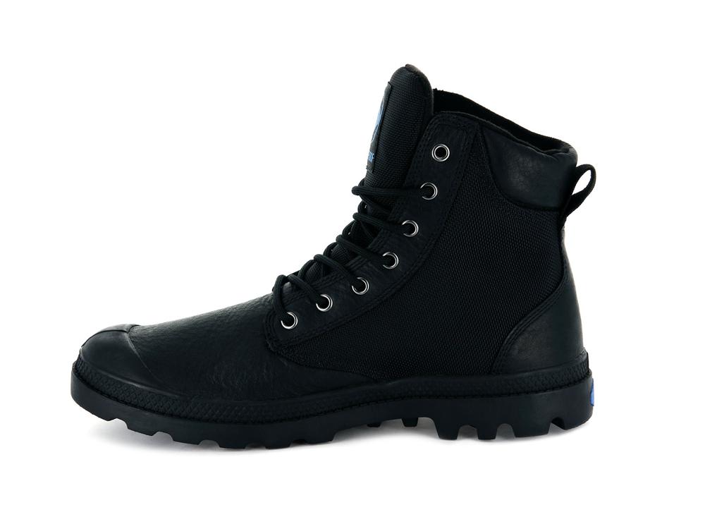 Black Palladium PAMPA SPORT CUFF WPN Kids' High Top Boots  Israel |  08524-GNSU