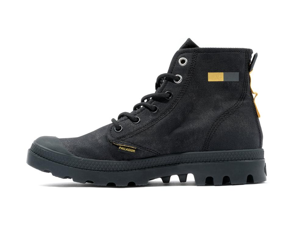 Black Palladium PAMPA SURPLUS Men High Tops Shoes  Israel |  09315-DWLR