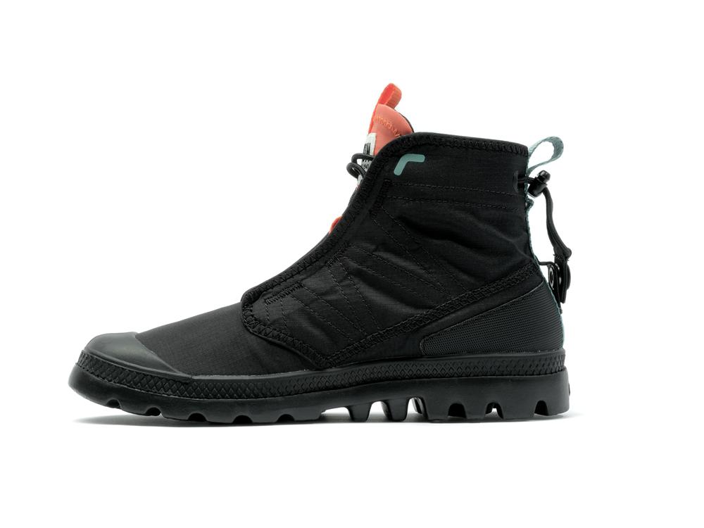 Black Palladium PAMPA TRAVEL LITE RS Kids' High Top Boots  Israel |  15874-YFKS