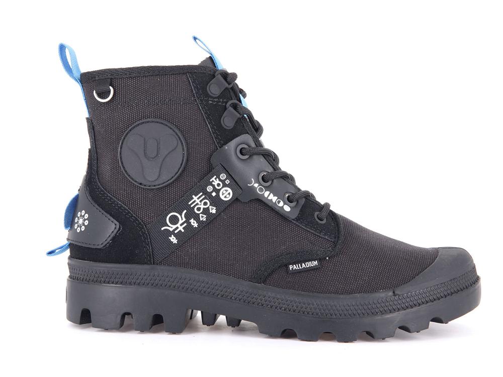 Black Palladium PAMPA X DESTINY Kids\' High Top Boots  Israel |  57293-DCYM