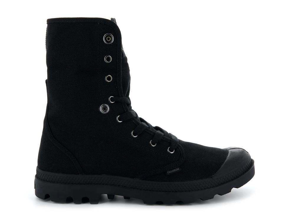 Black / Black Palladium BAGGY Men High Top Boots  Israel |  38792-NRDB