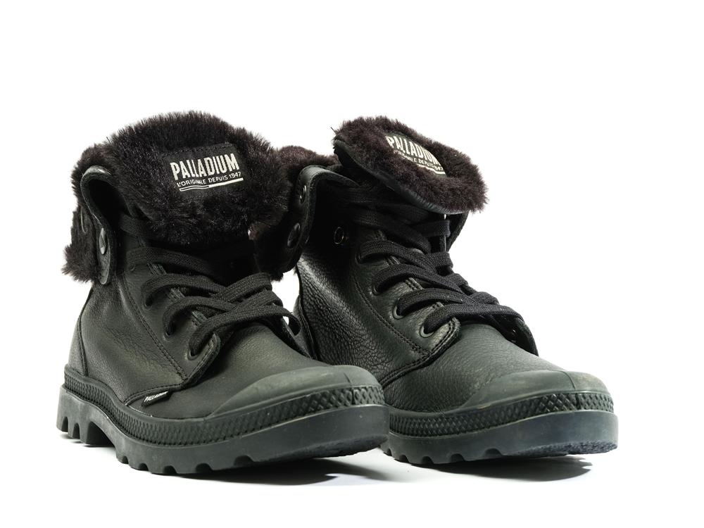 Black / Black Palladium BAGGY NUBUCK WL Women High Tops Shoes  Israel |  32794-DQOT