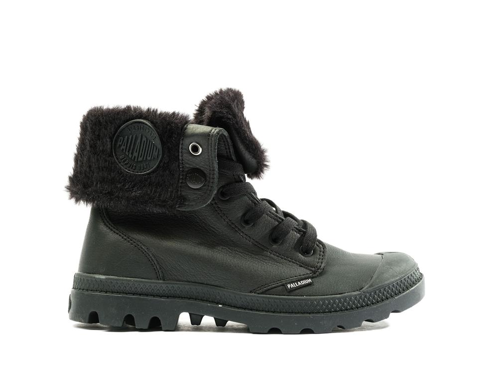 Black / Black Palladium BAGGY NUBUCK WL Women High Tops Shoes  Israel |  32794-DQOT