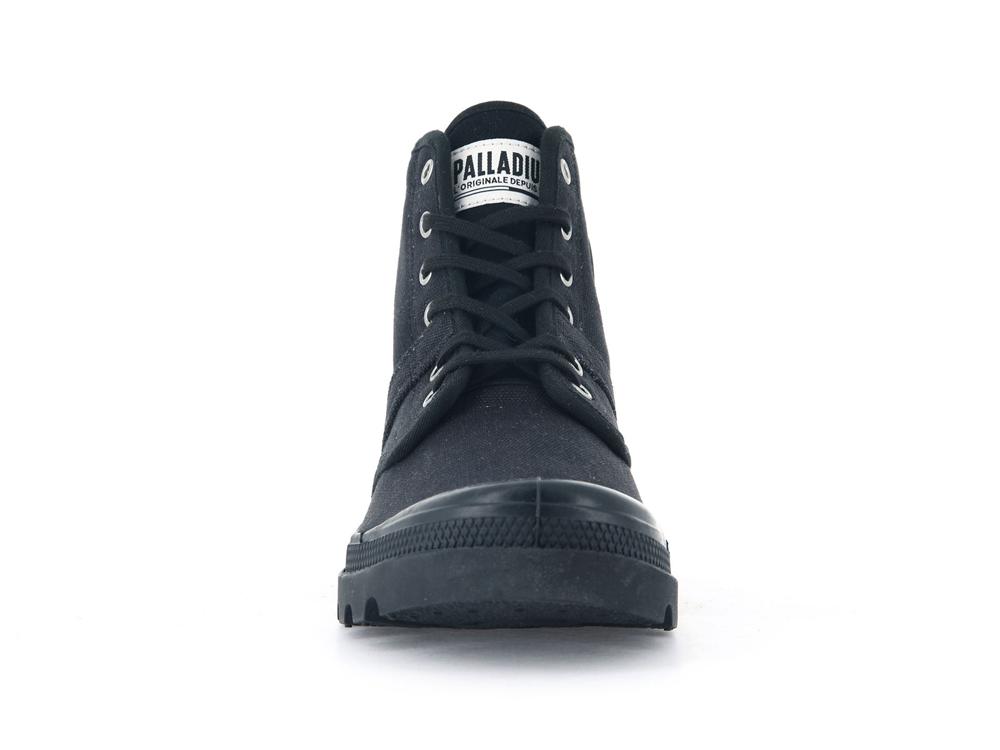 Black / Black Palladium PALLABROUSSE Men High Top Boots  Israel |  90328-FBDH