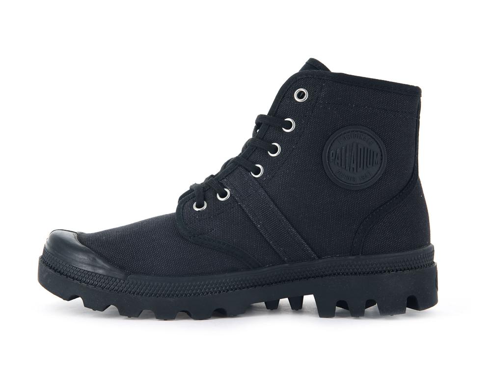 Black / Black Palladium PALLABROUSSE Men High Top Boots  Israel |  90328-FBDH