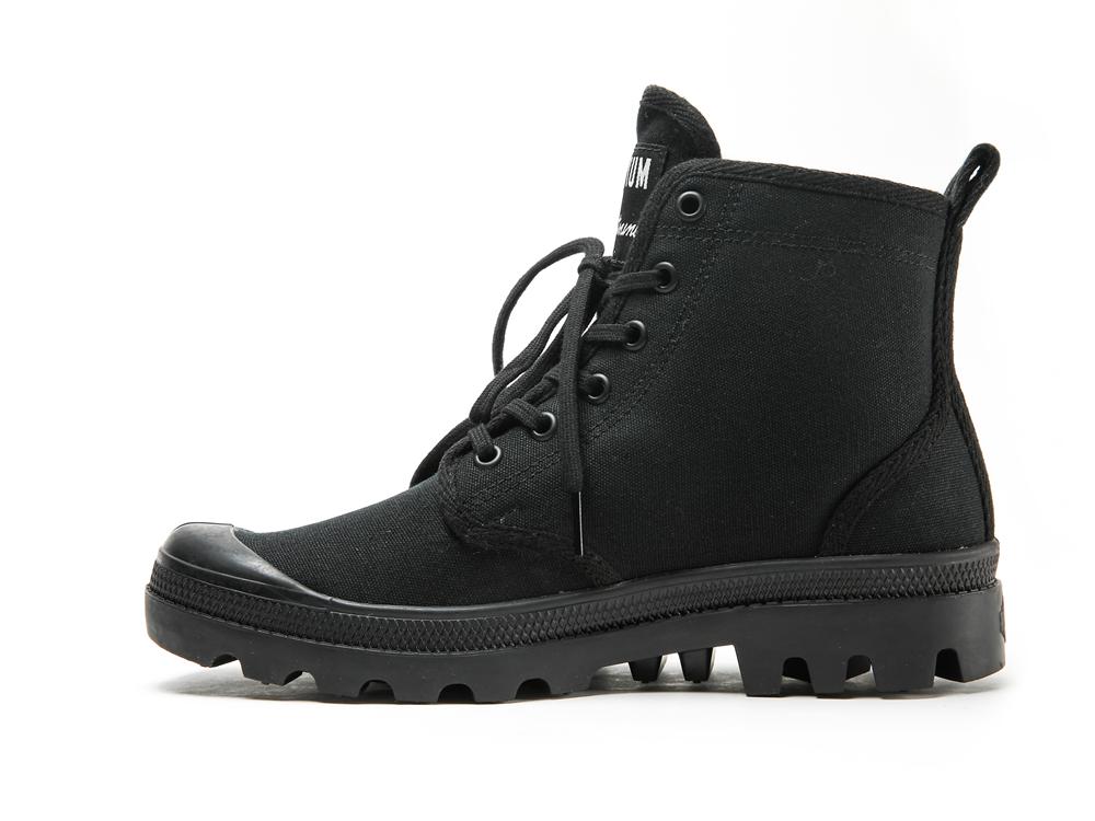 Black / Black Palladium PALLABROUSSE X KITSUNE Women High Top Boots  Israel |  06841-KPTU