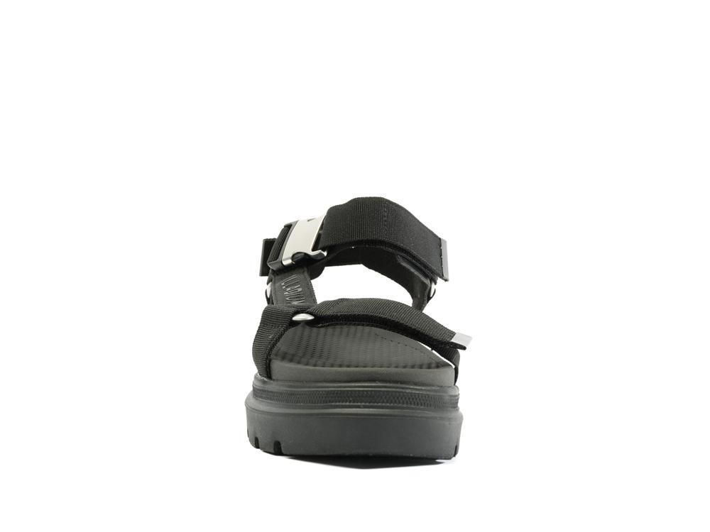 Black / Black Palladium PALLACRUISE STRAP Women Low Tops Shoes  Israel |  10694-FNLV