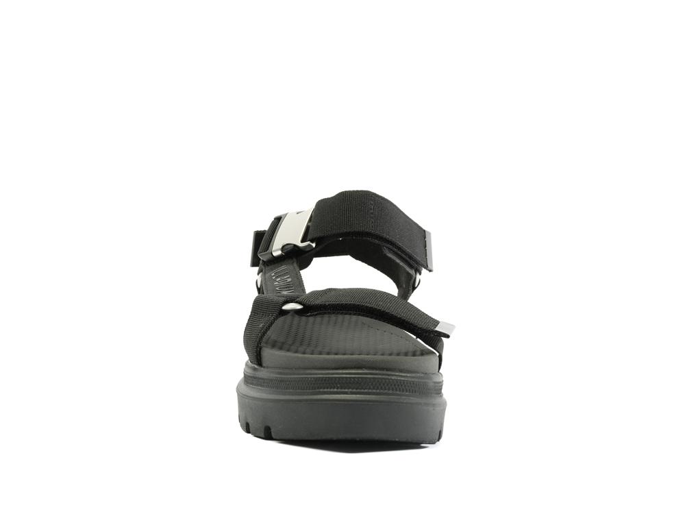 Black / Black Palladium PALLACRUISE STRAP Women Sandals  Israel |  87360-QJCG