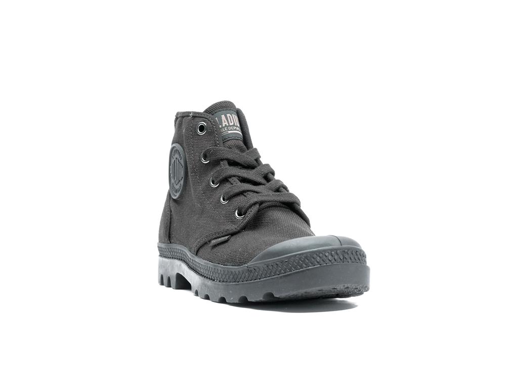 Black / Black Palladium PAMPA HI Women High Tops Shoes  Israel |  80329-HNIP