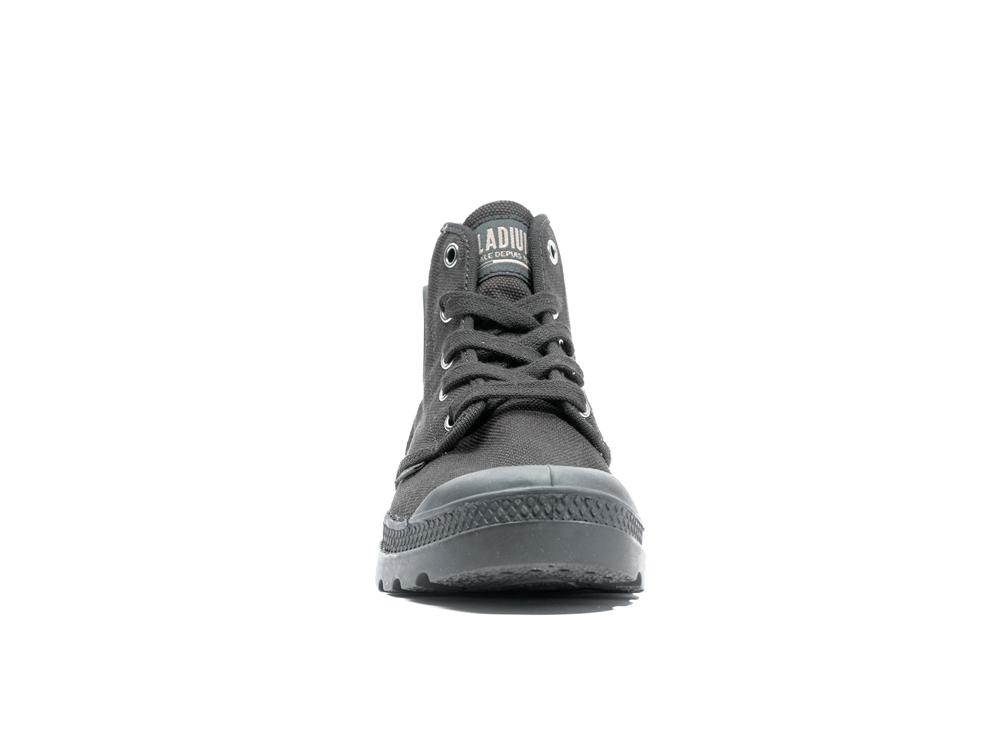 Black / Black Palladium PAMPA HI Women High Tops Shoes  Israel |  80329-HNIP