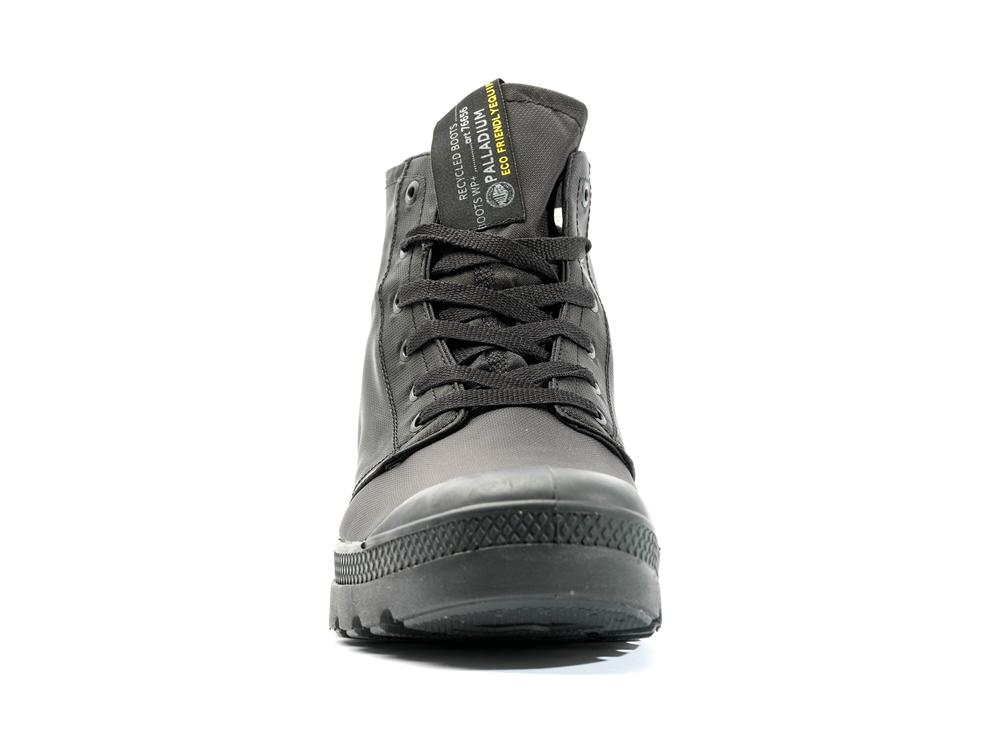 Black / Black Palladium PAMPA LITE+ RECYCLE WP+ Women High Top Boots  Israel |  42907-VIEU