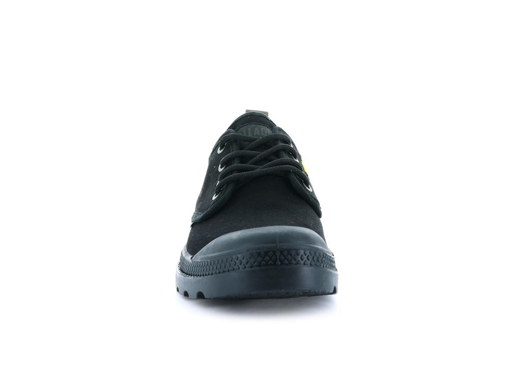 Black / Black Palladium PAMPA OX HTG SUPPLY Women Low Tops Shoes  Israel |  80249-ENTG