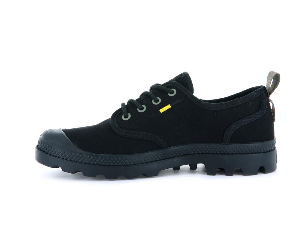 Black / Black Palladium PAMPA OX HTG SUPPLY Women Low Tops Shoes  Israel |  80249-ENTG