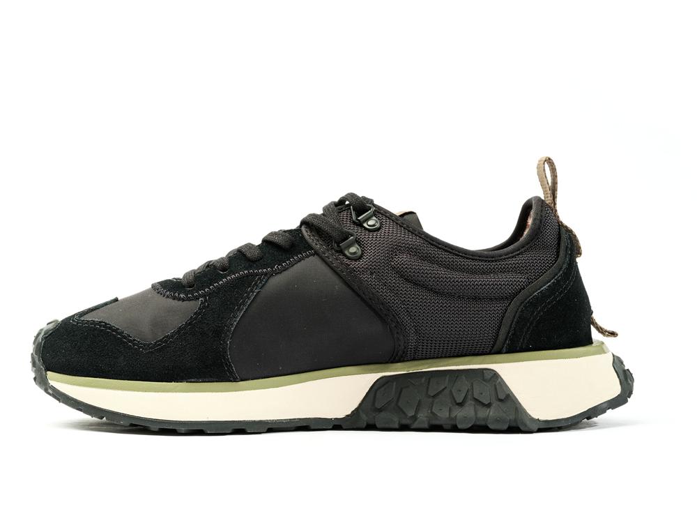 Black / Black Palladium TROOP RUNNER Kids' Low Top Sneakers  Israel |  24105-PGEL