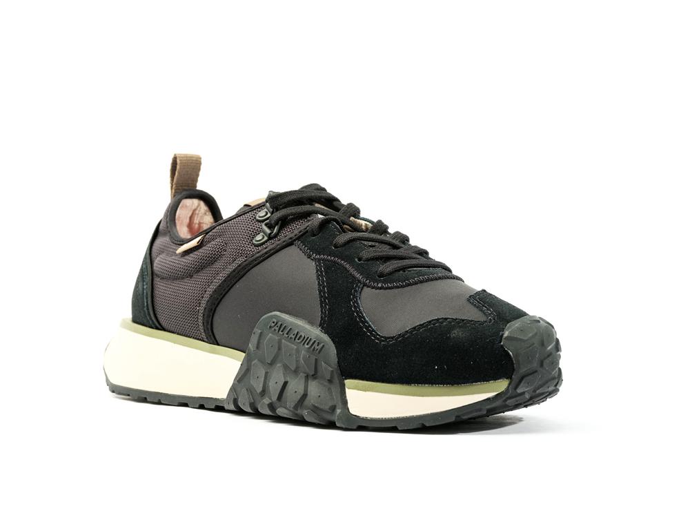 Black / Black Palladium TROOP RUNNER Men Sneakers  Israel |  14275-ZDMX