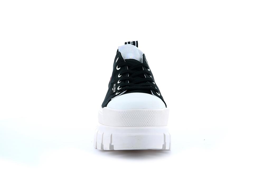 Black / Marshmallow Palladium REVOLT LO TX Women Low Tops Sneakers  Israel |  84902-LCZB