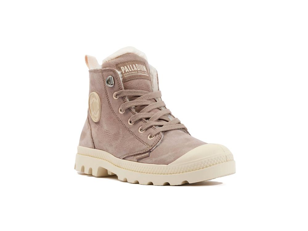 Brown Palladium PAMPA HI ZIP WL Women High Tops Shoes  Israel |  29715-TFLJ