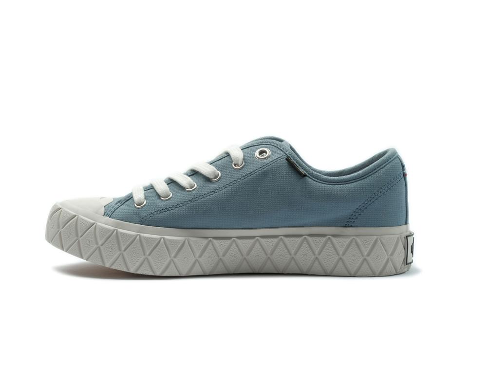 City Blue Palladium PALLA ACE CANVAS Women Low Tops Shoes  Israel |  95687-FWGV