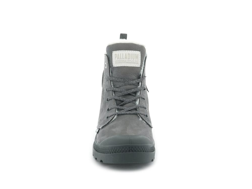 Cloudburst / Charcoal Grey Palladium PAMPA HI ZIP WL Women High Tops Shoes  Israel |  80916-WQKJ