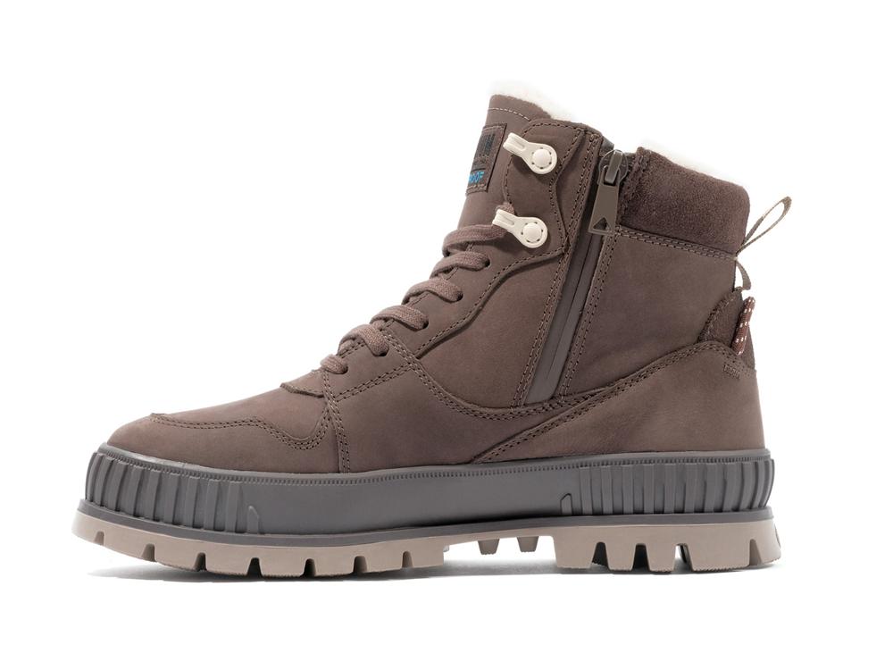 Dear Brown Palladium PALLASHOCK WARM WP Men High Tops Shoes  Israel |  86945-IHYO