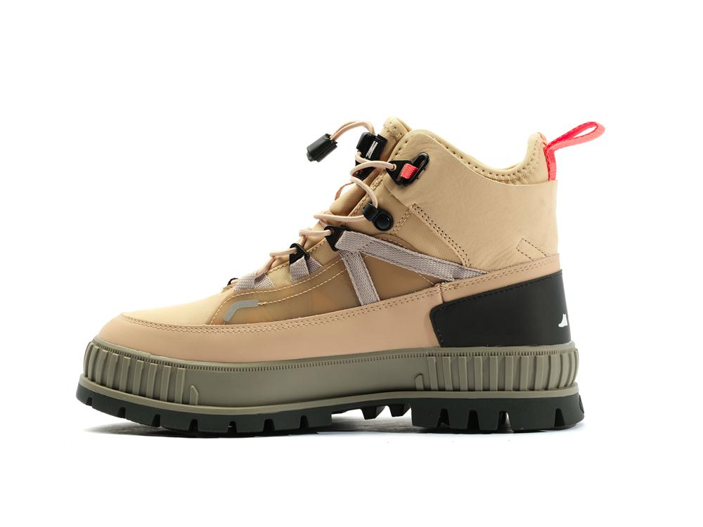 Desert Beige Palladium PALLASHOCK TRAVEL WP+ Men High Top Boots  Israel |  21048-ZQUV