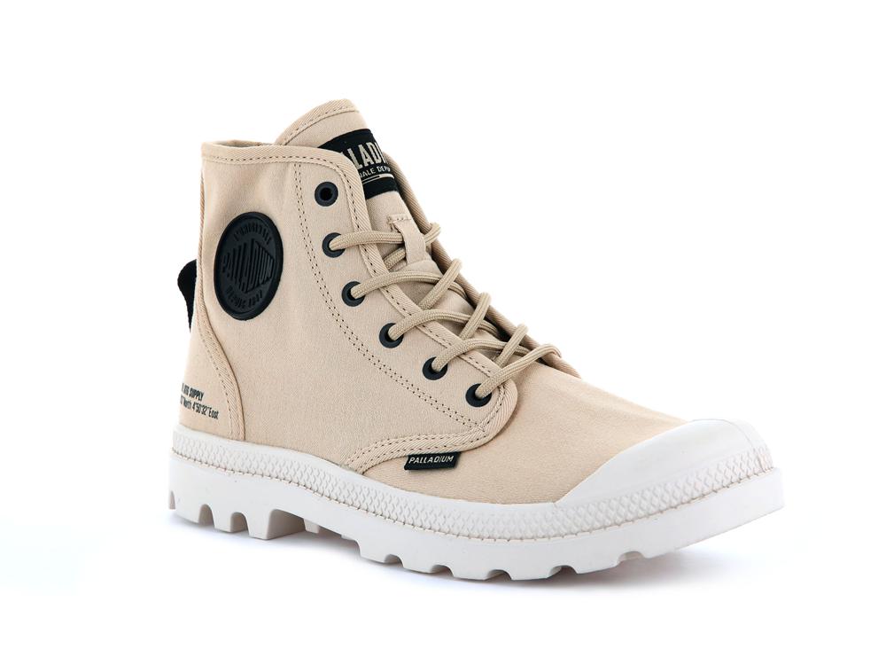 Desert Beige Palladium PAMPA HI HTG SUPPLY Women High Top Boots  Israel |  10493-CUYM