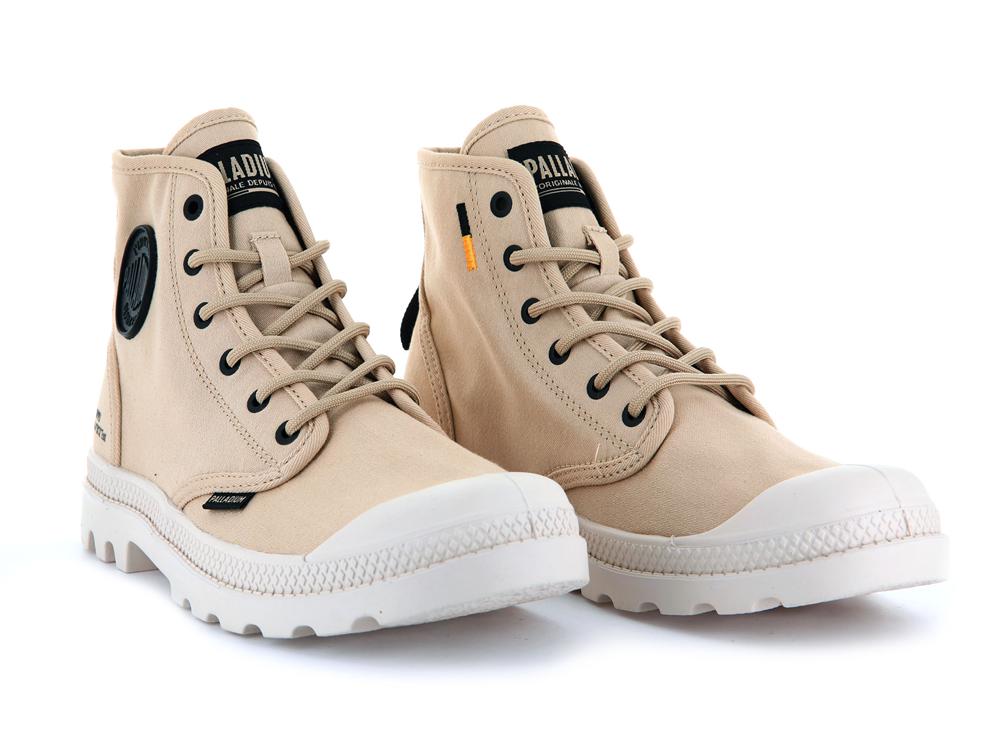 Desert Beige Palladium PAMPA HI HTG SUPPLY Women High Top Boots  Israel |  10493-CUYM