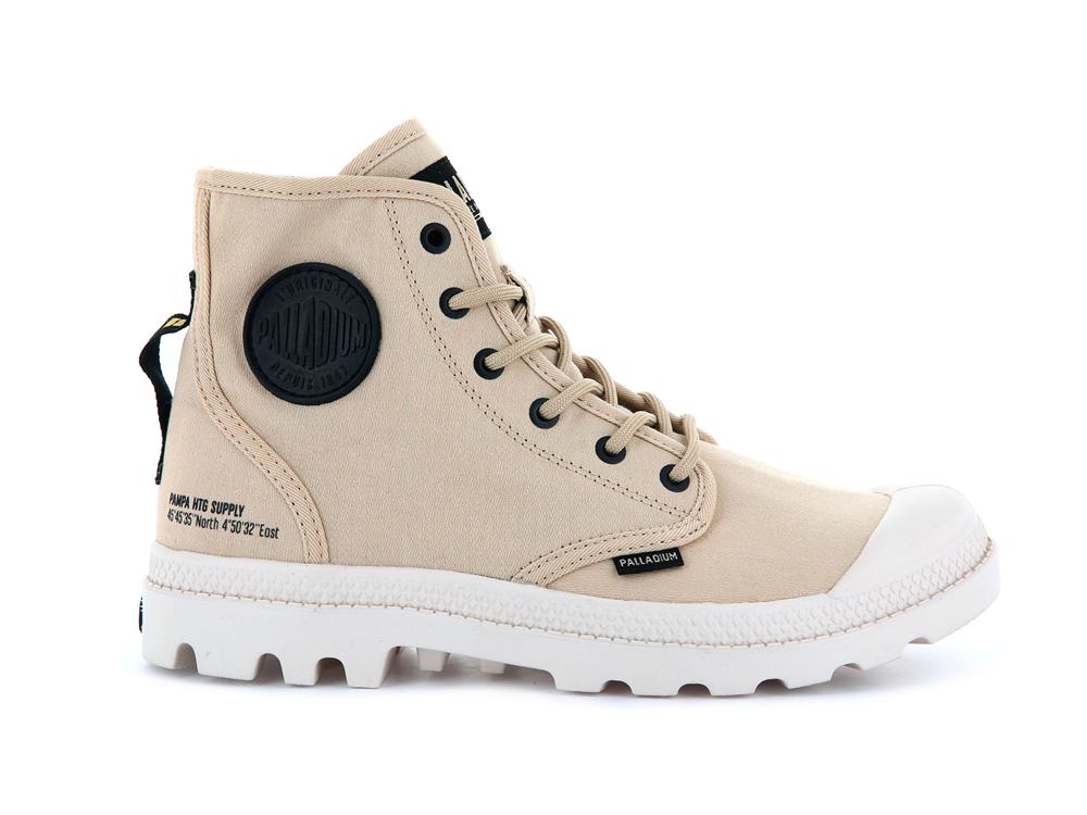 Desert Beige Palladium PAMPA HI HTG SUPPLY Women High Top Boots  Israel |  10493-CUYM