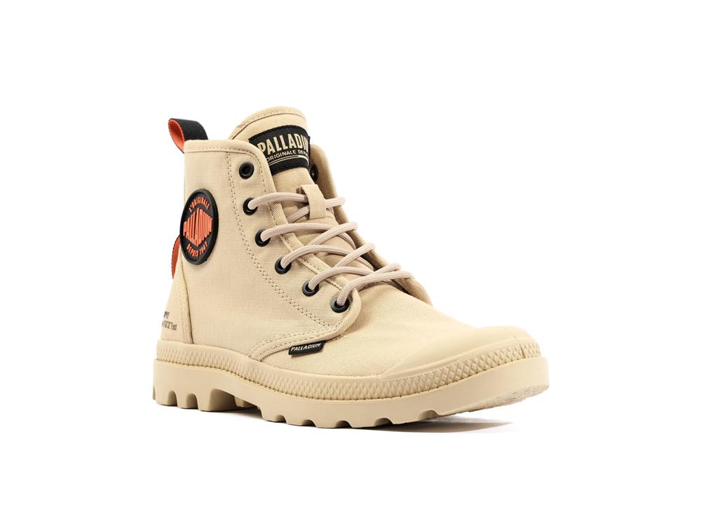 Desert Beige Palladium PAMPA HI SUPPLY RS Women High Top Boots  Israel |  19620-SMFY