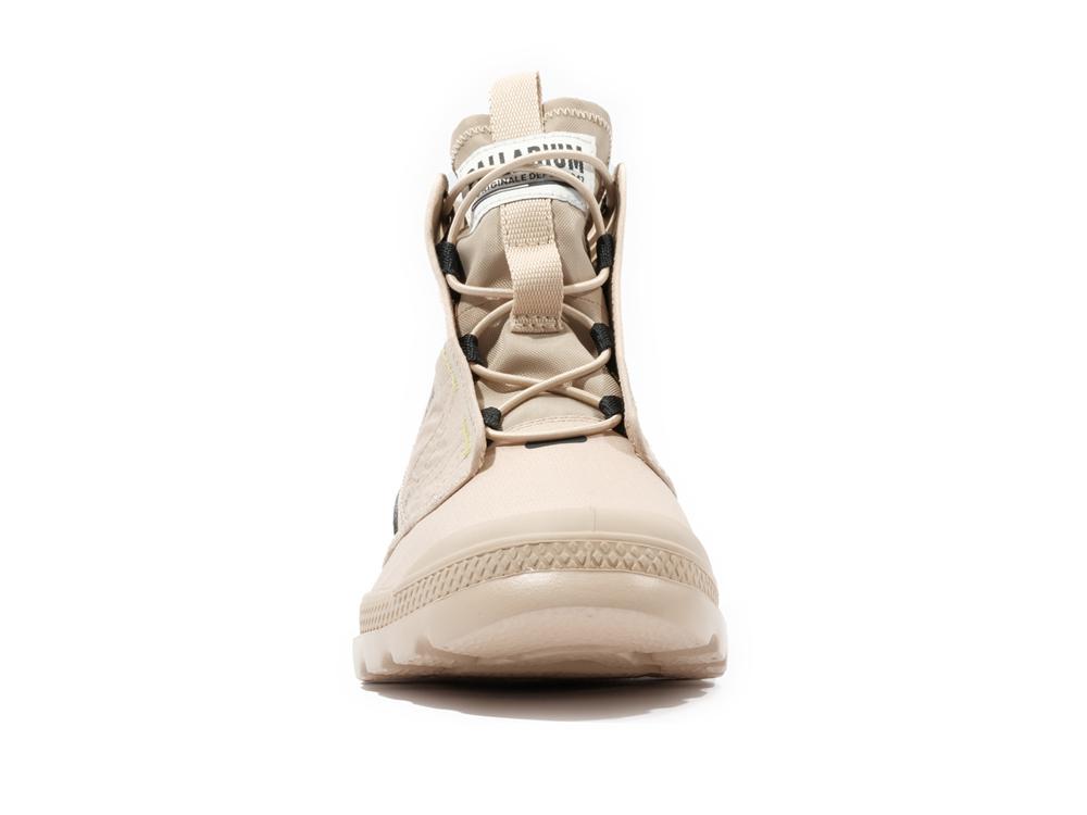 Desert Beige Palladium PAMPA TRAVEL LITE RS Women High Tops Shoes  Israel |  56910-BTEC