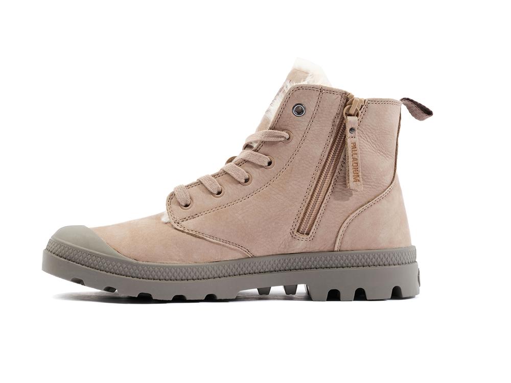 Dune Grey Palladium PAMPA HI ZIP WL Men High Tops Shoes  Israel |  29451-LQNY