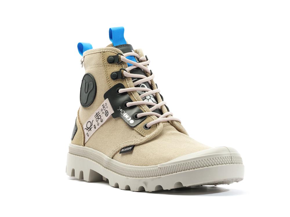 Dune Grey Palladium PAMPA X DESTINY Kids' High Top Boots  Israel |  35278-JRTF