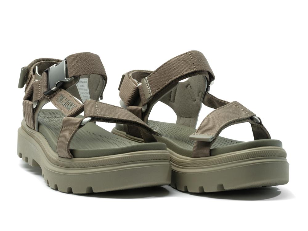 Dusky Green Palladium PALLACRUISE STRAP Women Sandals  Israel |  12605-SDWC