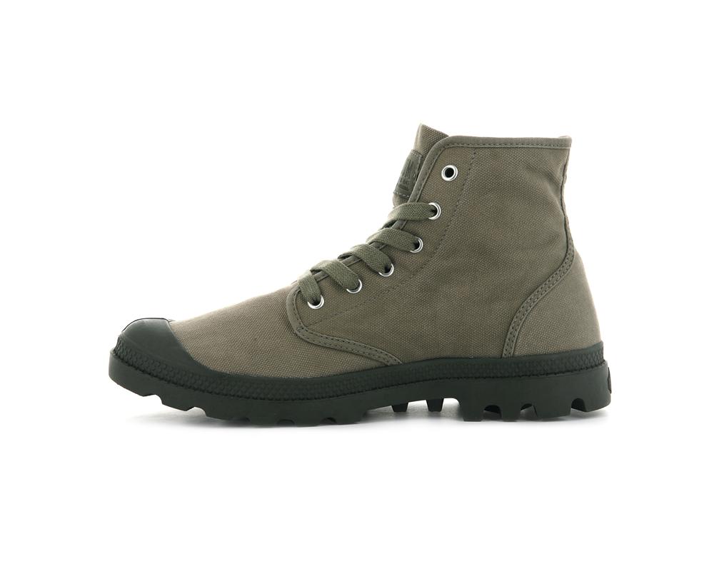 Dusky Green Palladium PAMPA HI Men High Tops Shoes  Israel |  39054-JPDV