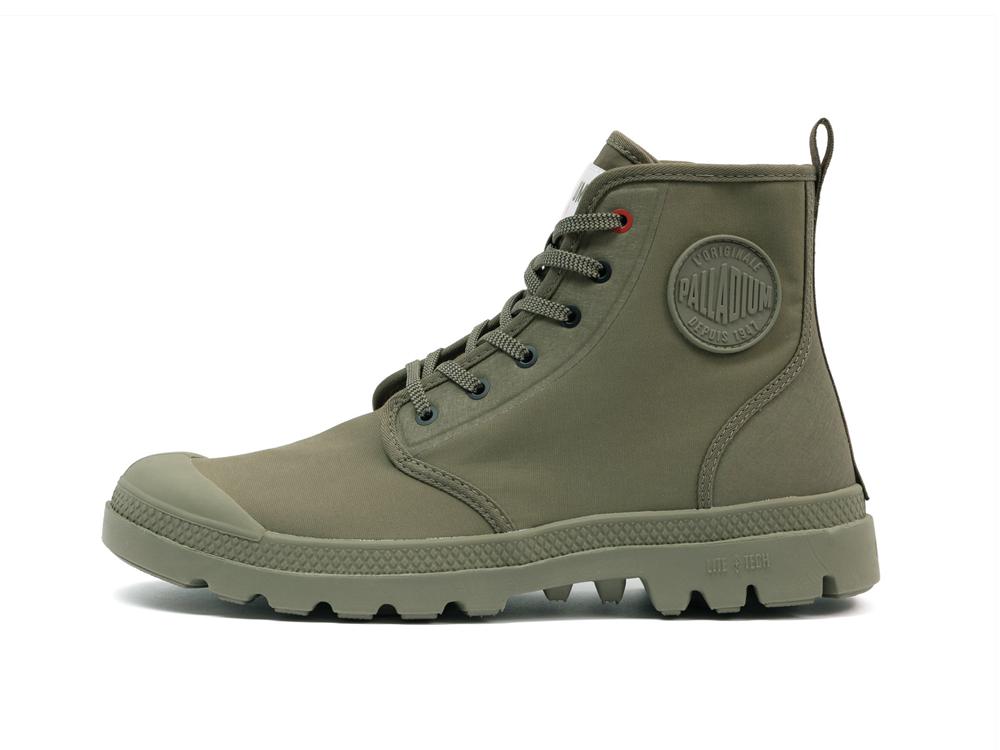 Dusky Green Palladium PAMPA LITE+ HI PARIS Women High Tops Shoes  Israel |  21036-LZRM